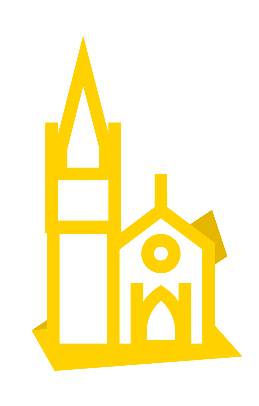 Icon Kirchen in Würzburg und Plätze